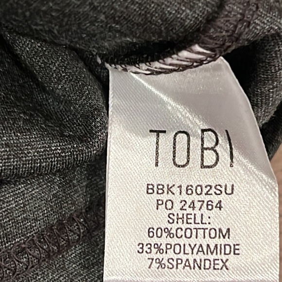 NWT TOBI Asymmetrical Envelope Wrap Skirt, Grey, Size Medium - Picture 7 of 13